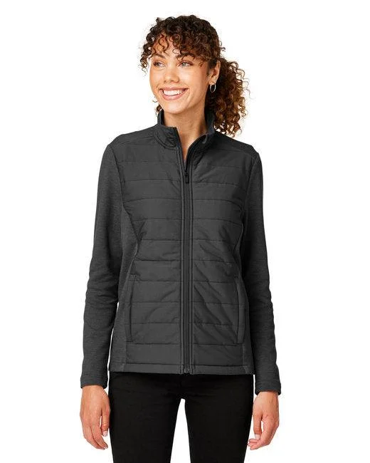 Devon & Jones New Classics  Ladies' Charleston Hybrid Jacket DG704W A-Line Jacket Boat Neck Shawl Collar