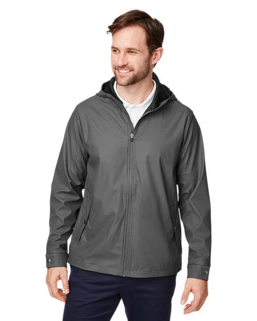 Devon & Jones New Classics  Unisex Prescott Rain Jacket DG720 Notch Collar Peter Pan Collar Cowl Neck