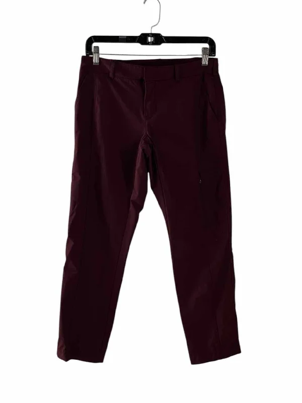 Kirkland Size 2 Burgundy Pants Comfortable Denim Pants