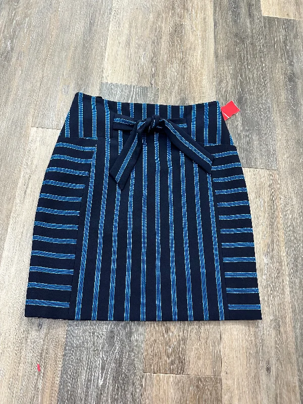Navy Skirt Designer Karen Millen, Size 8 ribbed skirt waist