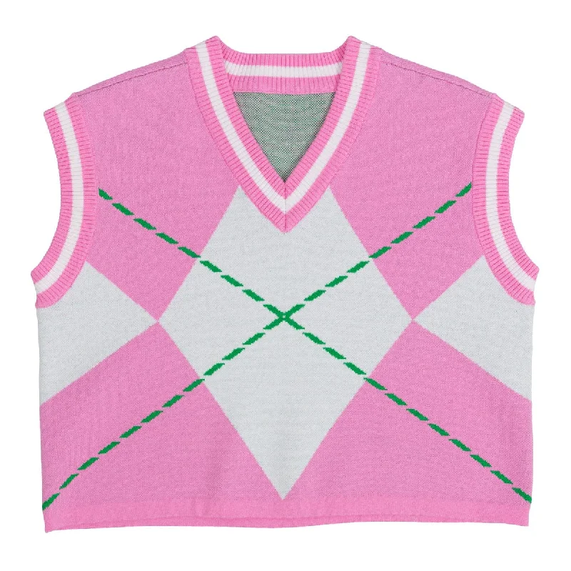 On Par Sweater Vest Slim Fit Regular Fit Oversized