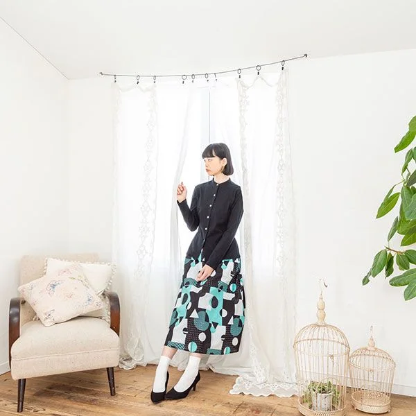 Skirt Geometrical [40%OFF] denim skirt fashionable