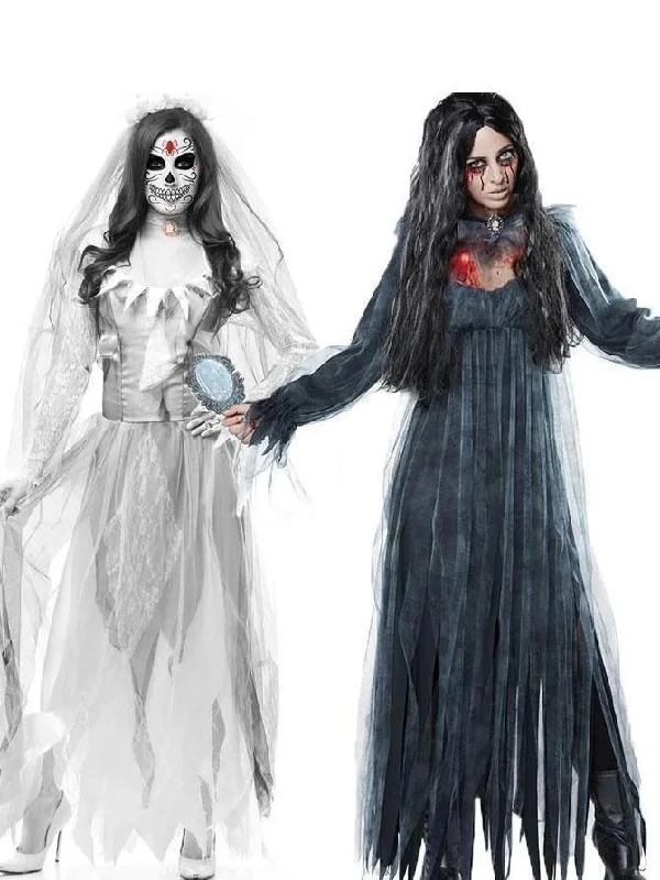 Halloween Terrible Bride Zombie Cosplay Party Dresses Tunics New arrival