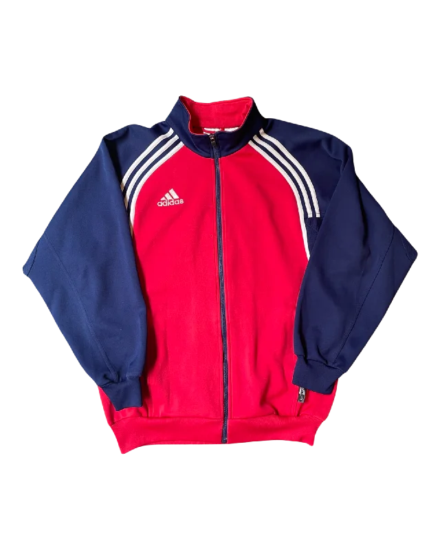 Vintage 90’s Adidas Track Jacket Size M Cotton Jacket Linen Jacket Terry Jacket