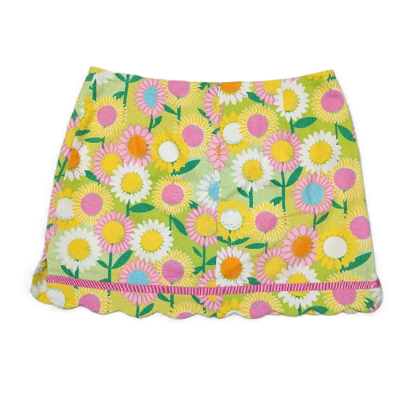 Skirt Designer By Lilly Pulitzer  Size: 6 silk skirt lustrous