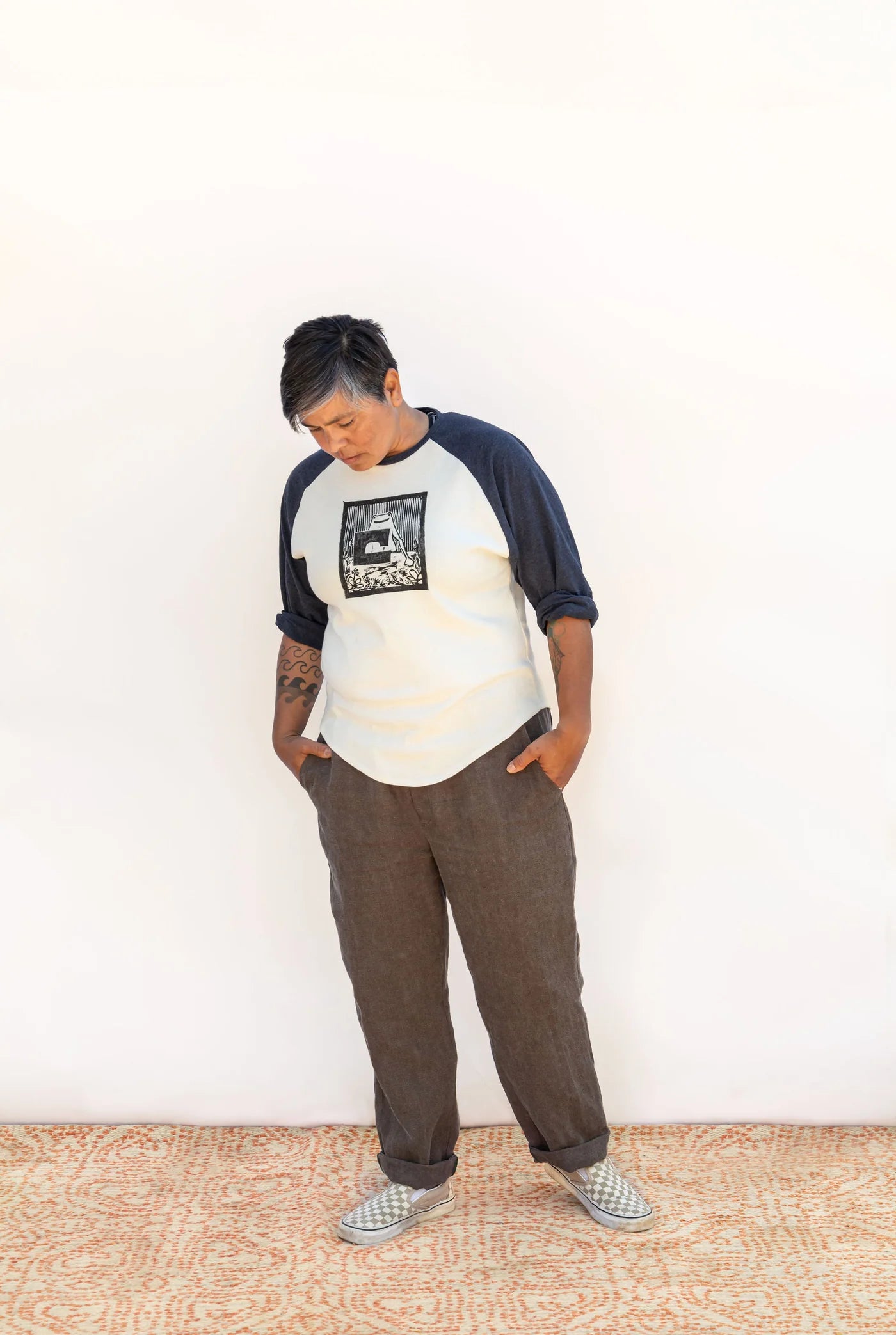 Friday Pattern Company - Rambler Pants - Paper Sewing Pattern Cozy Fitted Pants