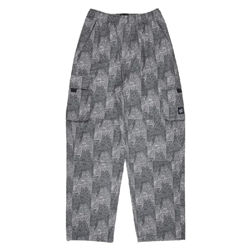Santa Cruz Pant Trooper Cargo Pant - Grey Handled Repeat Fashionable Tapered Leg Pants
