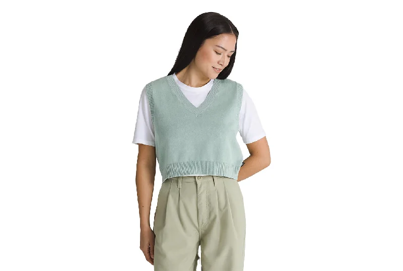 SYD SWEATER VEST Welt Pockets Slit Pockets Flap Pockets