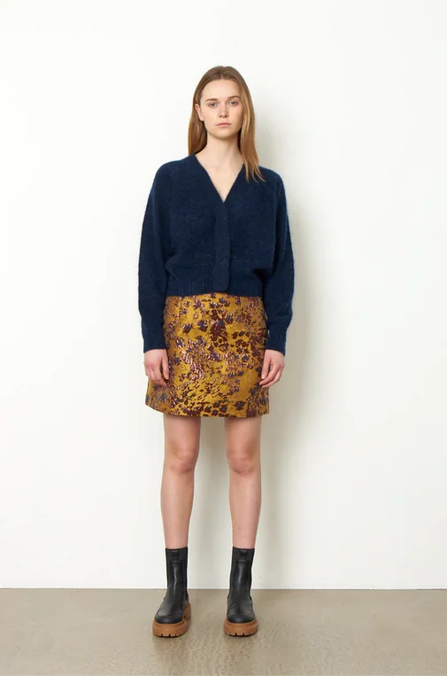 Charline Mini Skirt cashmere skirt rich