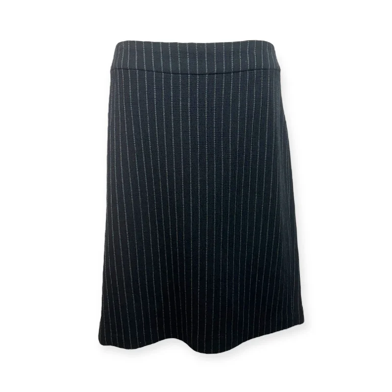 Skirt Luxury Designer By Armani Collezoni In Striped Pattern, Size: 16 asymmetrical skirt cut