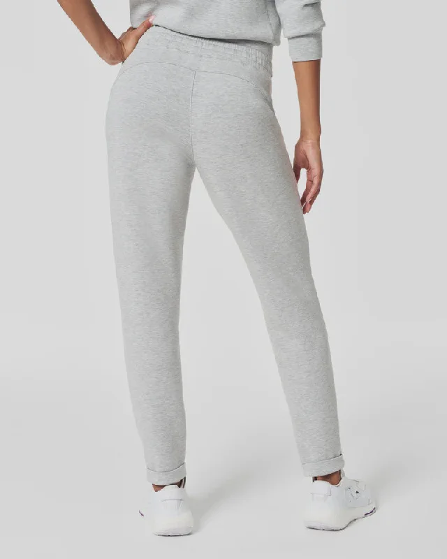 SPANX AirEssentials Tapered Pant | Light Heather Soft Wool Pants