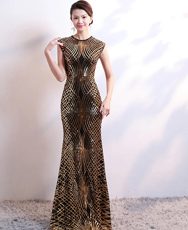 Elegant Sequins Long party Dress CODE: mon1157 Tunics Solid Classic