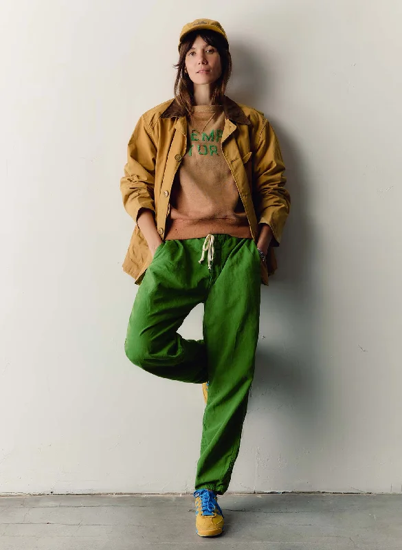 the lounge pant in fern green Elegant Trouser Pants