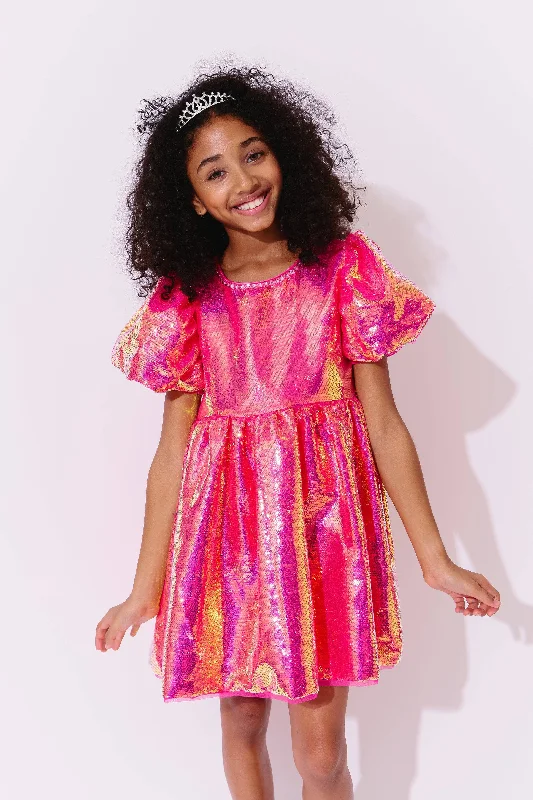 Scarlet Party Dress Tunics stripes playful