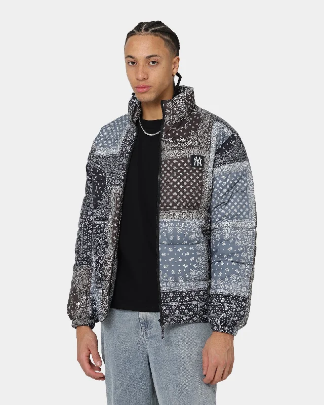 Majestic Athletic New York Yankees Bandana Paisley Jacket Tonal Aop Paisley Striped Jacket Polka Dot Jacket Floral Jacket
