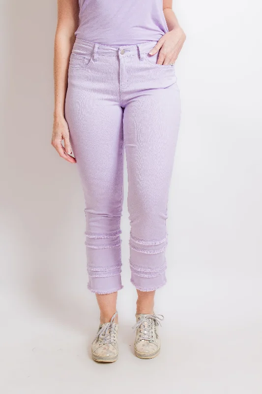 "Lori" Lavender Pant Modern Bootcut Pants