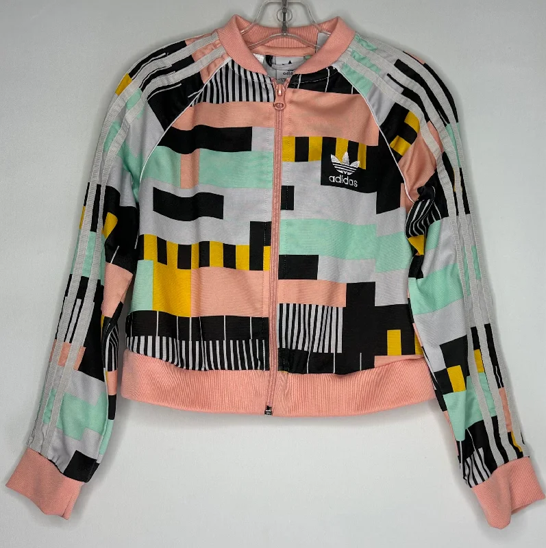 Adidas Colourblock Jacket size 9-10/S Mesh Jacket Canvas Jacket Denim Jacket