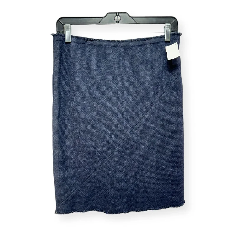 Navy Skirt Designer Isabel Marant, Size M zip skirt side