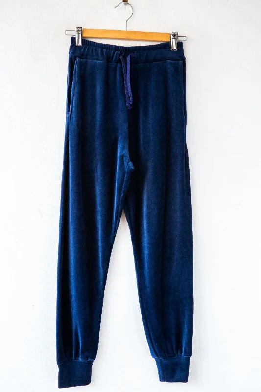 Gnomo Velour Pant Modern Stretch Trousers