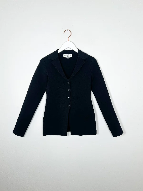 Kallmeyer - Vail Knit Jacket - Black Fleece Jacket Down Jacket Feather Jacket