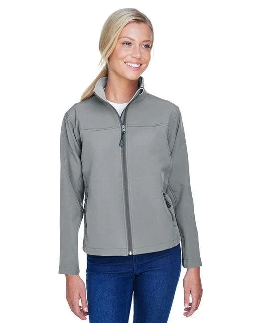 Devon & Jones Ladies' Soft Shell Jacket D995W Snapped Jacket Toggled Jacket Drawstring Jacket