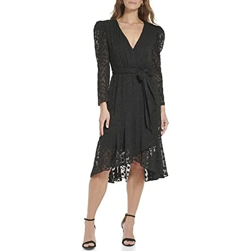 ORIGINAL -  Metalic Hi-Low Cocktail and Party Dress Off-the-shoulder Chic Trendy