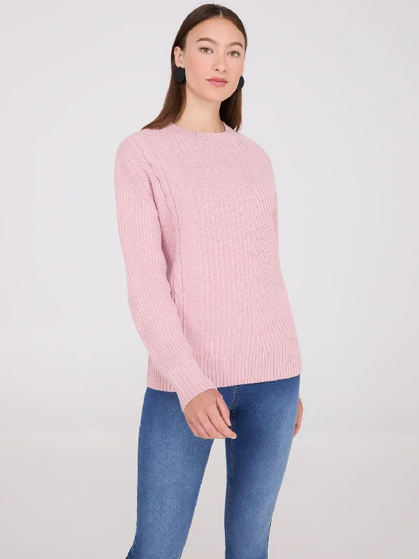 Multi Stitch Crew Neck Sweater Embroidered Appliqued Beaded