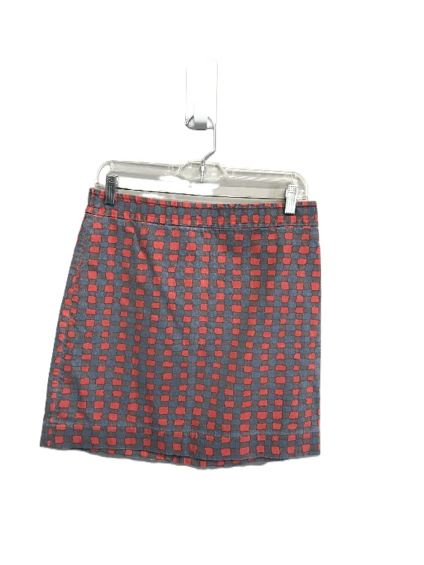 Multi-colored Skirt Designer By Marc By Marc Jacobs, Size: 8 belted skirt waist
