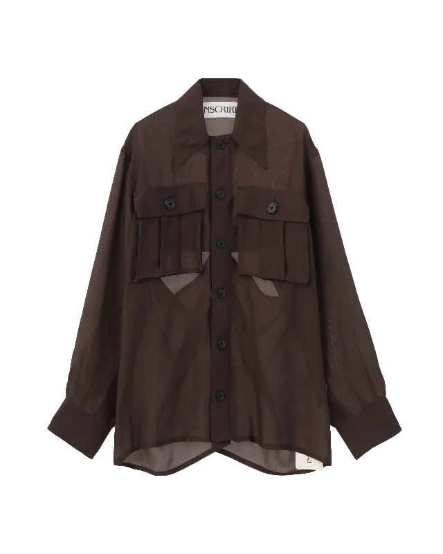 Sheer Satin Military Jacket Plaid Jacket Tartan Jacket Houndstooth Jacket