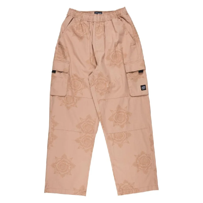 Santa Cruz Pant Trooper Cargo Pant - Taupe Rose Chic Capri Pants