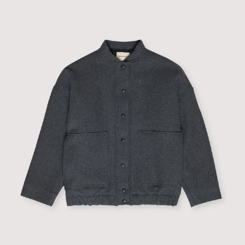 Earth Woman's Jacket | Graphite Mist Knit Jacket Woven Jacket Fleece Jacket