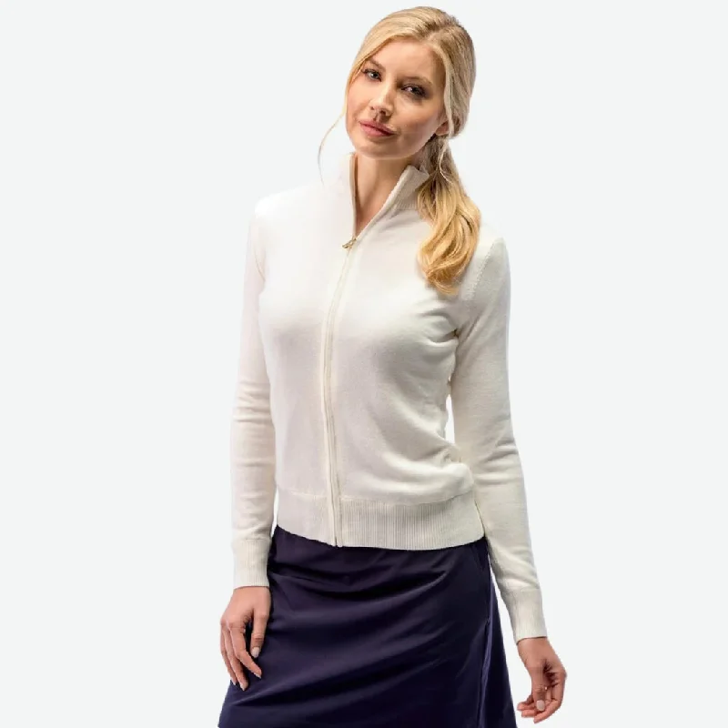 F&G Sweater Wind- Abbey Baruffa Merino Full Zip Fitted Slim Tailored