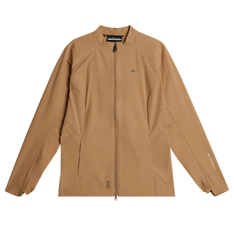 Womens Sarah Motion Shell Jacket Tigers Eye - SS25 Denim Fabric Leather Fabric Suede Fabric