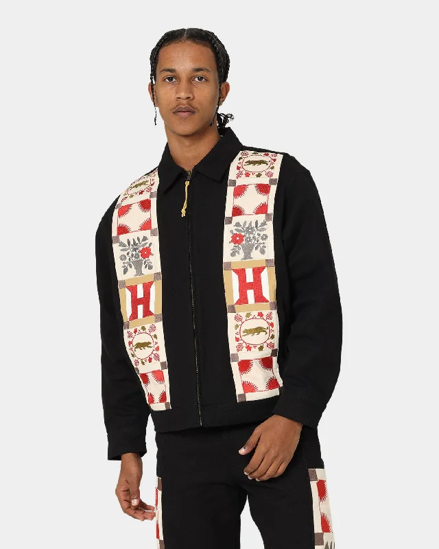 Honor The Gift Hawthorne Jacket Black Zip Front Button Front Snap Front