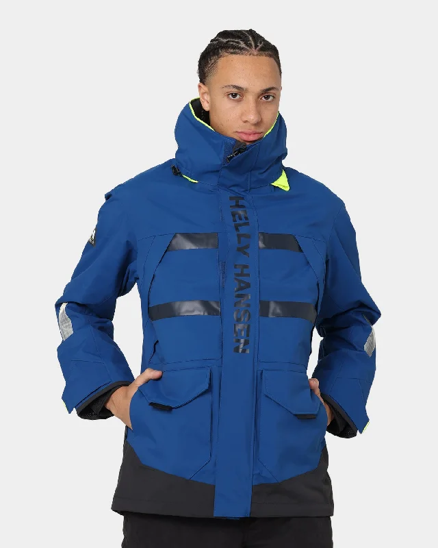 Helly Hansen Salt Coastal Jacket Deep Fjord Knit Jacket Woven Jacket Fleece Jacket