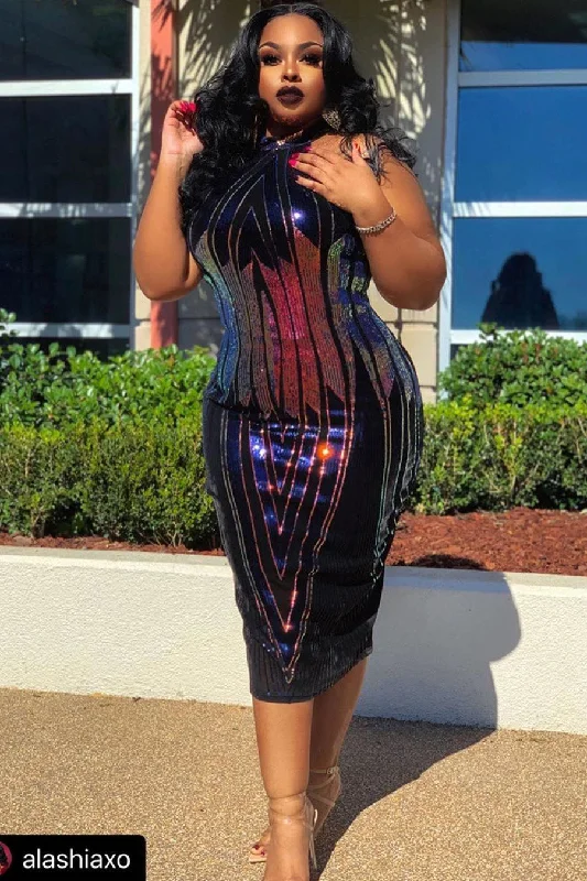 Plus Size Sleeveless Cocktail Party Dresses Tunics Cozy soft