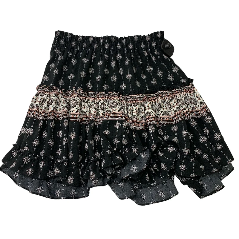 Skirt Designer By MISA In Black, Size: M cashmere skirt rich