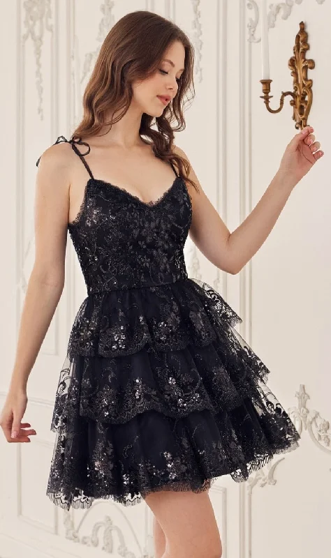 Ladivine Short Party Dress kv1090 Tunics Long Elegant