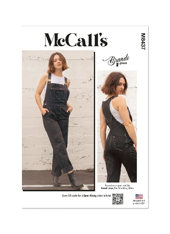 McCall's Pattern M8437 Misses' Skirt Pants Stylish Elastic Waist Pants