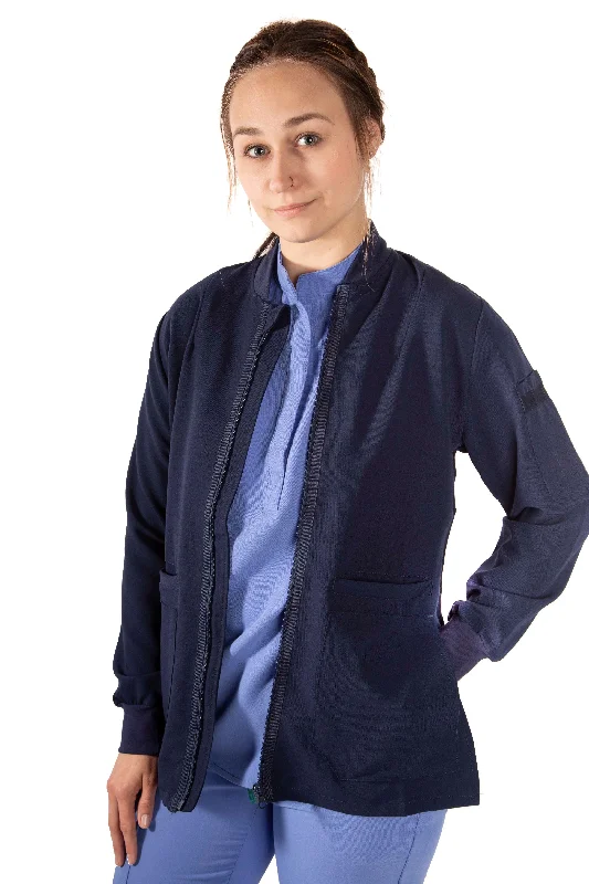Chrlyn Scrub Jacket Insulated Jacket Fitted Jacket Loose Jacket