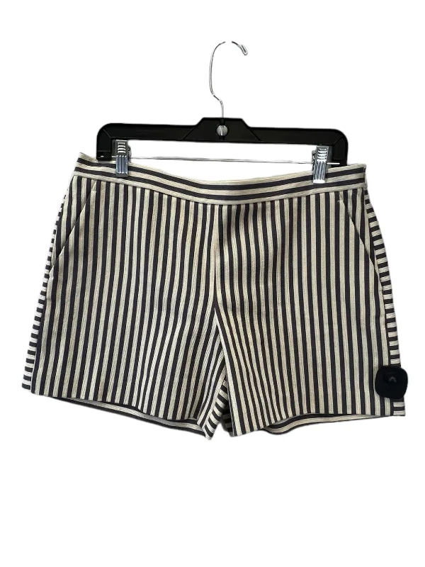 Grey & Tan Skirt Designer Tory Burch, Size 8 denim skirt stylish