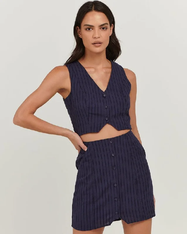 Camila Mini Skirt wool skirt sturdy