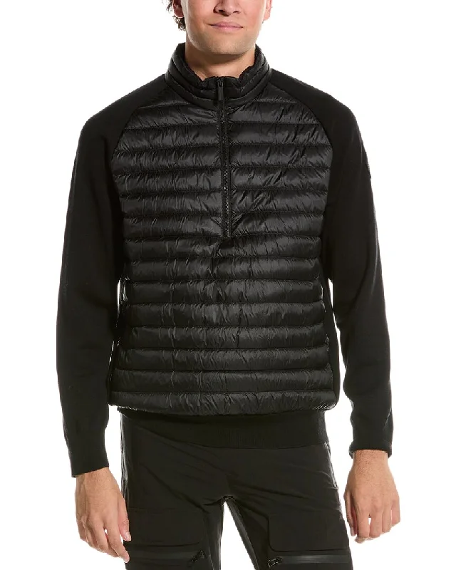 Canada Goose Hybridge Knit Packable Wool Jacket Ribbed Jacket Pleated Jacket Ruffled Jacket