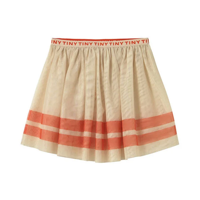 Tiny Cottons Pastel Pink Stripe Tutu Skirt a-line skirt cut