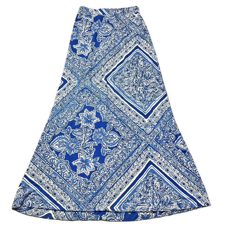Floral Print Skirt Designer By Lilly Pulitzer, Size: S linen skirt natural
