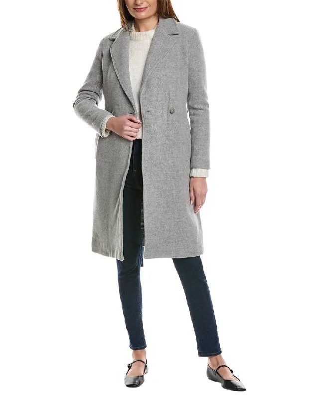J.McLaughlin Lux Maxine Wool & Cashmere-Blend Jacket Fleece Fabric Down Fabric Feather Fabric