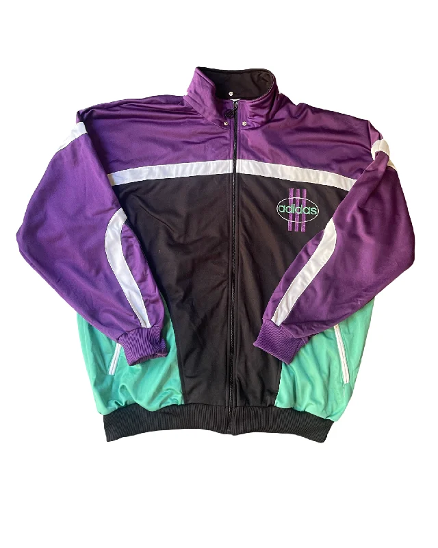 Vintage 90’s Adidas Track Jacket Size XXL Fleece Jacket Down Jacket Feather Jacket