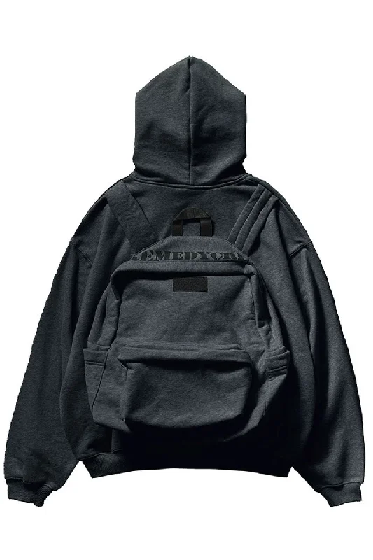 Hooded Backpack Zip-Up Jacket Faux Fur Jacket Real Fur Jacket Shearling Jacket